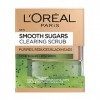 LOréal Paris Soin de la peau pur Sucre Gommage Visage avec de vrais Kiwi Graines, pour déboucher les pores,, Réducteur de Po