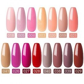 COSCELIA Gel ongles couleur Gel 15PCS UV Gel Nail Polish 7ML Soak Off Gel Polish UV Gel Vernis à ongles Gel pour Nail Design