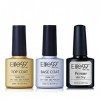 Elite99 Base Top Coat Semi Permanent Vernis à Ongles UV LED Soak Off Nail Polish avec Primer Vernis gel 10ml