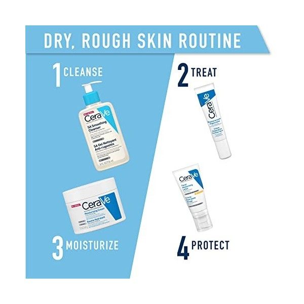 CeraVe - SA Nettoyage lissant pour peau sèche, rugueuse et irrégulière - 236 ml Gommage / Exfoliants