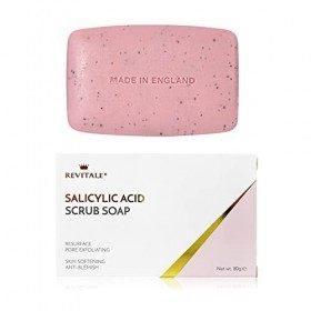 Pommade de savon à lacide salicylique exfoliant, lutte contre lacné, peau adoucissante, anti-imperfections, élimine les ver G...