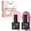 MyGel by MYLEE Pretty in Pink Duo Vernis à Ongles Gel Set 2x10ml UV/LED Nail Art Manucure Pédicure pour Usage Professionnel e