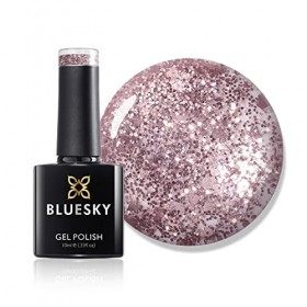 Bluesky Vernis Gel Semi Permanent Cure sous Lampe UV/LED Rose Gold 10 mL