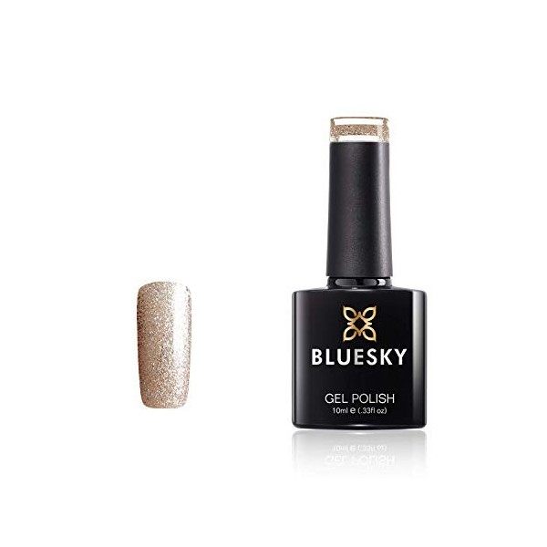 BLUESKY Vernis Semi Permanent Pailleté- 5D Cat Eye Vernis Semi Permanent Magnetique, Soak-off Vernis Gels, Sèche sous UV LED