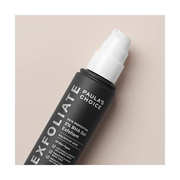Paulas Choice SKIN PERFECTING 2% BHA Gel Exfoliant - Peeling Visage Élimine les Points Noirs, les Boutons & Pores Dilatés - ...