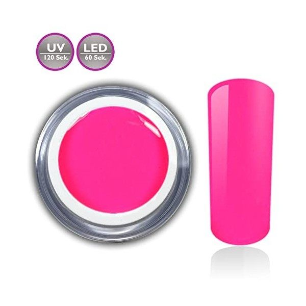 Neon Shock Extrem Pink Gel de couleur Rose fluo 5 ml