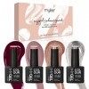 MyGel by MYLEE Quad Goals Vernis à Ongles Gel Set 4x10ml UV/LED Nail Art Manucure Pédicure pour Usage Professionnel et Domest