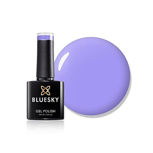 Bluesky Gel One Rolir, Wisteria Haze 80599, Purple léger, Polon de gel de trempage UV / LED, longue durée, résistant aux puce