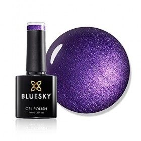 Vernis à ongles gel Bluesky, Volume 80551, sombre, durable, résistant aux puces, 10 ml nécessite du séchage sous lampe à LED