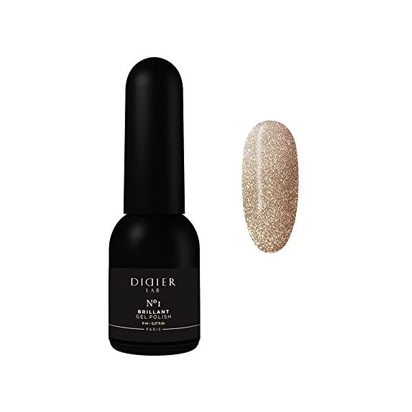 Didier Lab - Gel Polish Brillant No.15 - Produit Professionnel Manucure Pédicure - Pigmentation Riche pour Couverture Complèt