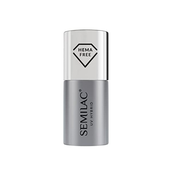 Semilac Base de vernis à ongles semi-permanent , base en fibre, 7 ml