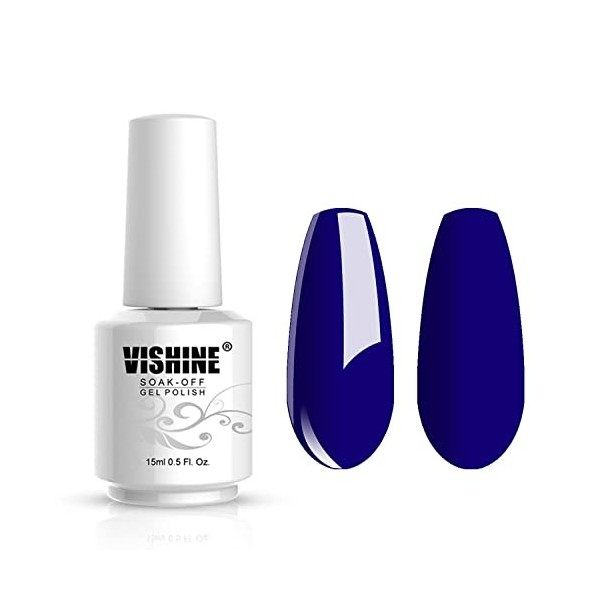 Vishine Vernis à ongles 15ml Vernis Gel Semi-permanent Gel Polish Soak-off UV LED Manucure Vernis Gels 1 Couleur 5081