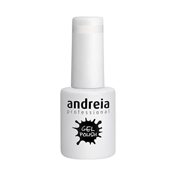 Andreia Vernis Gel Semi-Permanent pour Lampe UV/LED - Vernis à Ongles Couleur Intense Tenue 4 Semaines pour French Manucure -