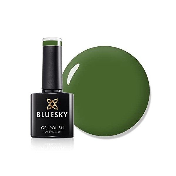 Bluesky Vernis Semi Permanent Orange Néon Gel Ongle sous Lampe UV/LED Manucure à la Maison, Durabilité de 21+ Jours, Beaucoup...