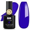 YTD Likomey Vernis Gel Semi Permanent Vin Pourpre,15ml Vernis à Ongle,Soak Off UV LED Vernis Gel Vernis Manucure