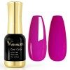 Venalisa Vernis à ongles gel Soak Off pour débutant à la maison ou en salon de manucure - Vortex violet, 12 ml