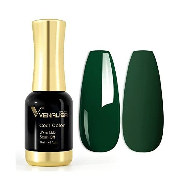 Venalisa Vernis à ongles gel Soak Off pour débutant à la maison ou en salon de manucure - Vortex violet, 12 ml