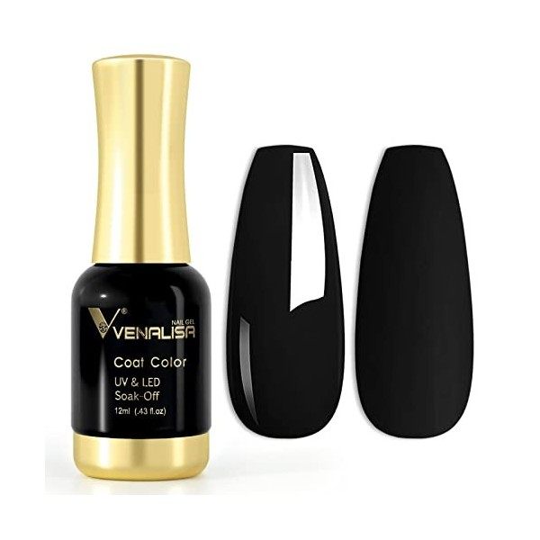 Venalisa Vernis à ongles gel Soak Off pour débutant à la maison ou en salon de manucure - Vortex violet, 12 ml