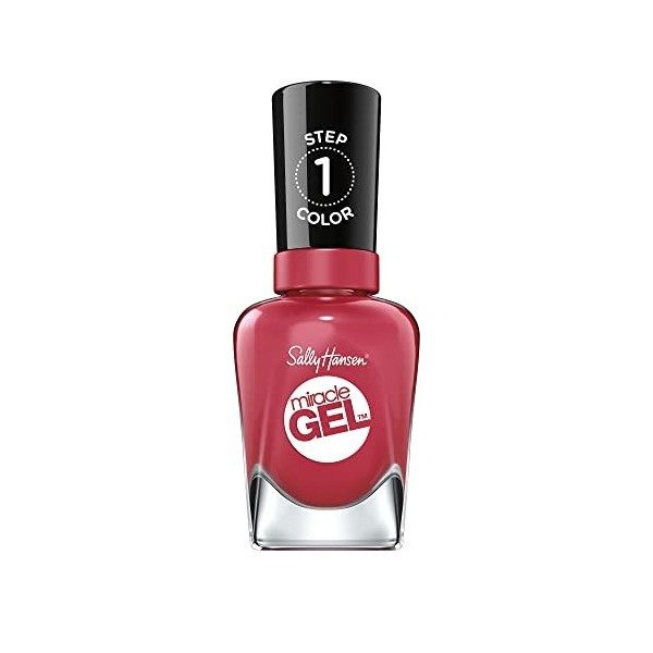 Sally Hansen Miracle Gel vernis à ongles n ° 444 Off With Her Red, 14.7 ml