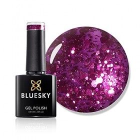 Bluesky Vernis à ongles gel Bansko Mini AW2016 Rouge brillant longue durée résistant aux éclats 5 ml Nécessite un séchage sou