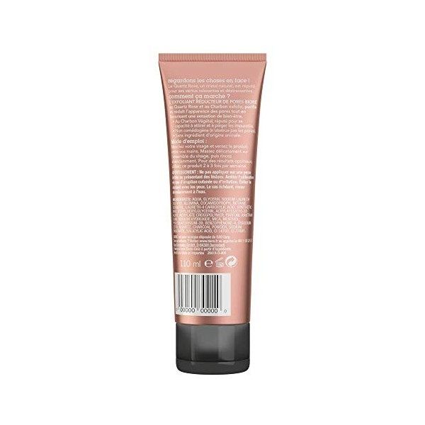 BIORÉ Exfoliant Réducteur de Pores Quartz Rose + Charbon 110ml Gommage / Exfoliants