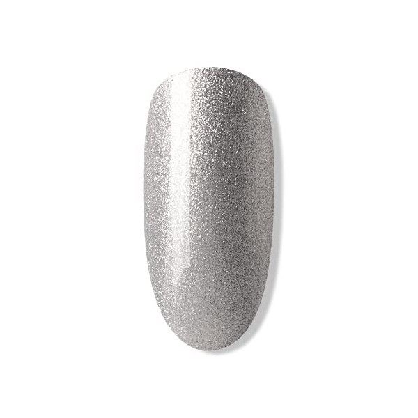 Vernis à ongles gel Bluesky, Silver Glitter A018, longue durée, résistant aux puces, 10 ml nécessite du séchage sous lampe L