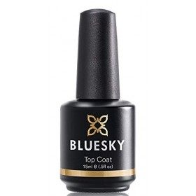 Bluesky UV LED Gel amovible kit de vernis à ongles 15&nbsp;ml Dessus et base coat, Lot de 1&nbsp; 1&nbsp;x 2&nbsp;pièces 