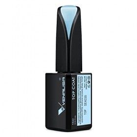VENALISA 15ML No Wipe Top Coat Vernis Semi-Permanent Soak Off UV LED Vernis Semi Permanent Vernis à ongles Gel UV Manucure Ge