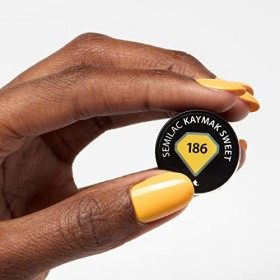 Semilac Vernis à ongles gels semi-permanents UV 186 Kaymak Sweet 7ml