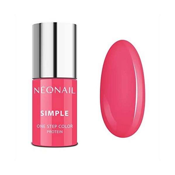 Neonail Rosa XPRESS Vernis à ongles UV 3 en 1 SIMPLE ONE STEP COLOR PROTEIN 7,2 ml ENERGY