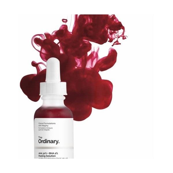 The Ordinary ORIGINAL Vegetable AHA 30% + Vegetable BHA 2% Peeling Solution VEGAN | 30 ml | Ingrédients naturels dans un séru...