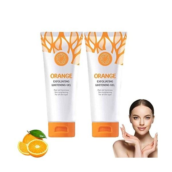 Orange Exfoliating Whitening Gel, Gmeelan Orange Exfoliating Whitening Gel, Gmeelan Exfoliating Gel, Orange Exfoliating Gel F