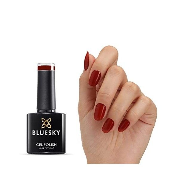 Bluesky Jelly Vernis Semi Permanent,Vernis Semi Permanent Transparent, Vernis à Ongle Translucent Couleur, Durcissement sous 