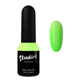 Didier Lab - Studios Gel Polish Neon Green - Produit Professionnel Manucure Pédicure - Pigmentation Riche pour Couverture Com