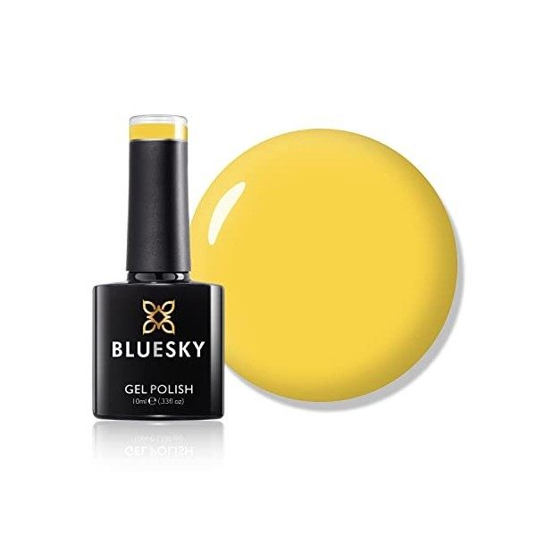 Polon à ongles en gel bluesky, jaune DC051, durable, résistant aux puces, 10 ml nécessite de guérir lampe à LED UV 