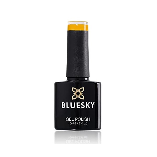 Polon à ongles en gel bluesky, jaune DC051, durable, résistant aux puces, 10 ml nécessite de guérir lampe à LED UV 