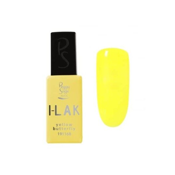 Peggy Sage - Vernis semi-permanent I-LAK soak off gel polish yellow butterfly - 11ml