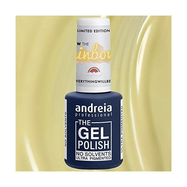 Andreia Professional Gel Polish Limited Collection - Colour FR4 Yellow - 10.5ml