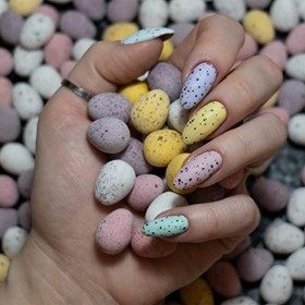 MYGEL by Mylee Vernis à Ongles Gel Matte No-Wipe Speckle Top Coat 15ml, UV/LED Nail Art Manucure Pédicure pour Usage Professi