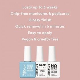 Mylee Mygel Legends Trio 3x15ml – No Wipe Top Coat + Base Coat + Magic Gel Remover – UV/LED Nail Art Manucure Pédicure, Usage