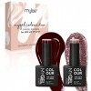 MyGel by MYLEE Sugar & Spice Duo Vernis à Ongles Gel Set 2x10ml UV/LED Nail Art Manucure Pédicure pour Usage Professionnel et