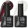 MyGel by MYLEE Candy Cane Duo Vernis à Ongles Gel Set 2x10ml UV/LED Nail Art Manucure Pédicure pour Usage Professionnel et Do