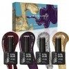 MyGel by MYLEE Christmas Shades Vernis à Ongles Gel Set 4x10ml UV/LED Nail Art Manucure Pédicure pour Usage Professionnel et 