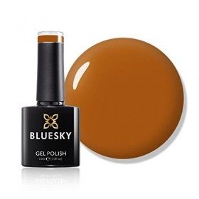 Vernis à ongles gel Bluesky, Bette SS1904, marron, foncé, orange, bronzage, durable, résistant aux puces, 10 ml nécessite du