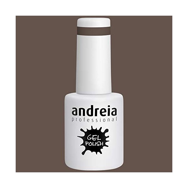 Andreia Vernis à Ongles Gel Semi-Permanent Couleur 223 Marron - Nuances de Nude - 10 ml