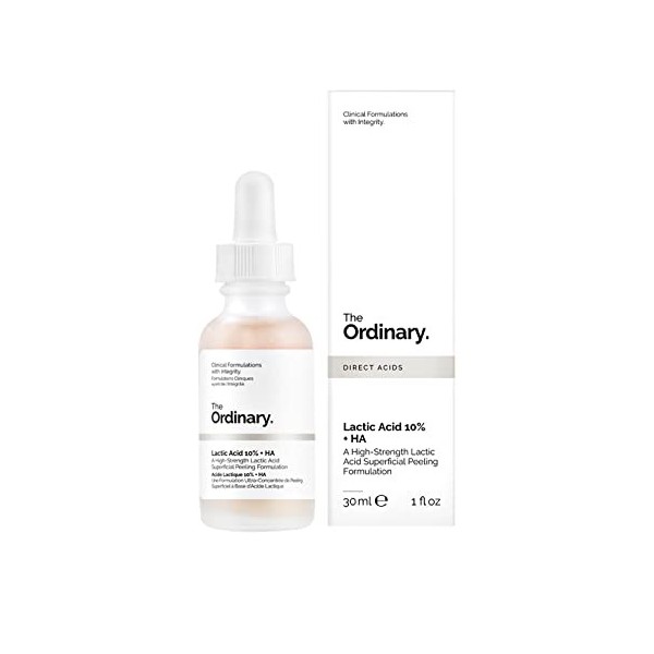 The Ordinary ORIGINAL Lactic Acid 10% + HA | 30 ml. | Gommage pour les irrégularités textuelles | Cloud.Sales Cosmetics Gomma...