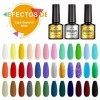 SHOWNAIL 39Pcs Vernis à Ongles Semi-Permanent Gel Vernis à Ongles 36 couleurs + Base Coat + TopCoat + Matt Top Coat , Lot Ve