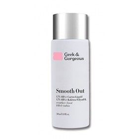 Geek & Gorgeous Smooth Out 12% AHA + Cactus liquide – Exfoliant liquide, donne une peau plus saine et plus jeune – tous les t...