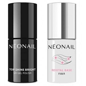 NeoNail Nagelstudio Set 5x UV Gel Color Nagelstudio Professionell Starter Set, 48W LED Lampe, Base&Top