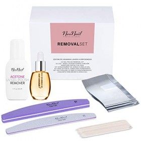 NEONAIL Komplettes UV Vernis à ongles Entfernungsset Removal Set mit Nagelöl